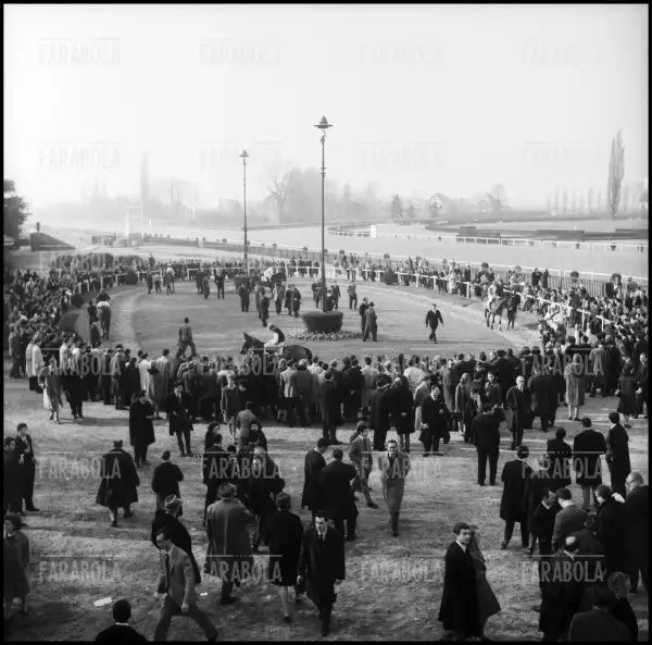 Ippodromo di San Siro, Milano, 1963 - Farabola Immagine digitale