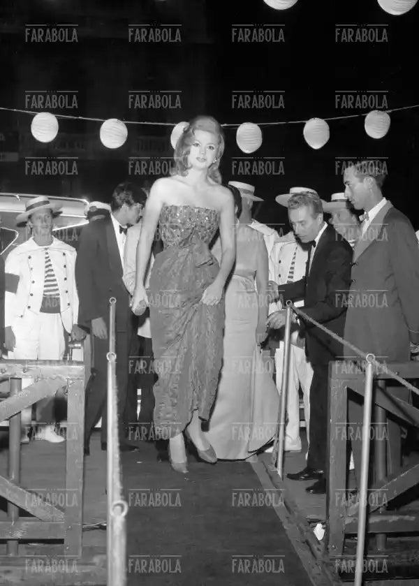 Ira Furstenberg a una festa a Ca' Rezzonico, Venezia, 1966 - Farabola Immagine digitale