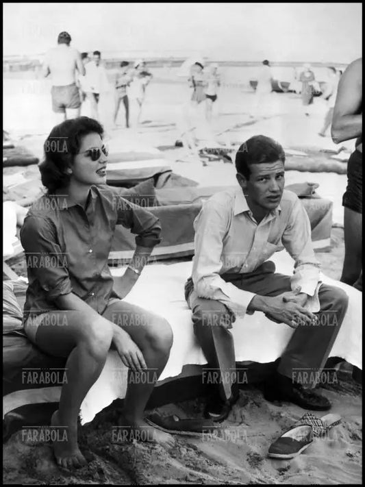 Ira von Furstenberg e il Conte Giovanni Volpi di Misurata, Festival di Venezia, 1959 - Farabola Immagine digitale