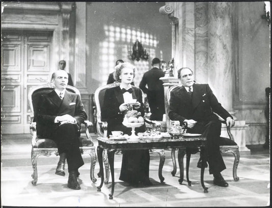Isa Miranda e Mario Ferrari 1935 Ft 37542 - Stampa 21x27 cm - Farabola Stampa ai sali d'argento
