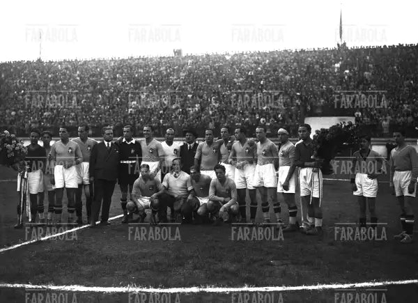 Italia vs Cecoslovacchia, 1931 - Farabola Immagine digitale