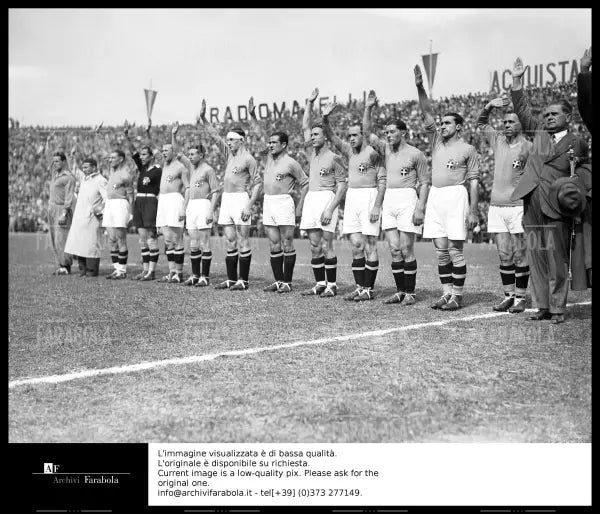 Italia vs Inghilterra, 1933 - Farabola Immagine digitale