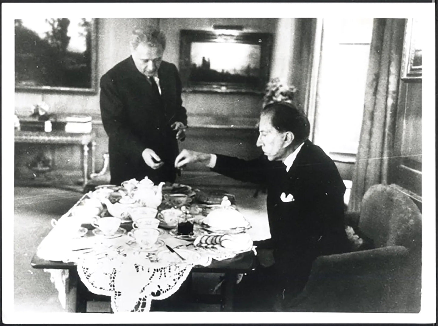 J. Paul Getty 1942 Ft 37565 - Stampa 24x18 cm - Farabola Stampa ai sali d'argento (anni 90)