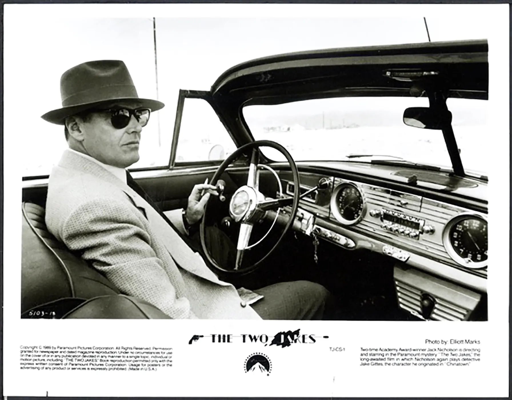 Jack Nicholson film Il Grande Inganno Ft 37831 - Stampa 20x25 cm - Farabola Stampa ai sali d'argento