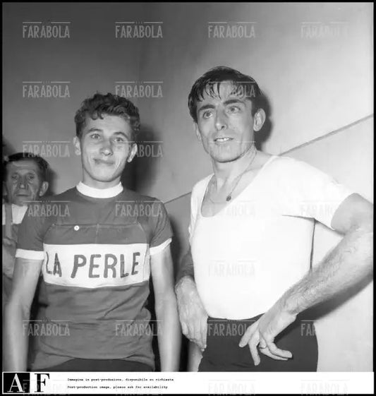 Jacques Anquetil e Fausto Coppi, Trofeo Baracchi, 1953 - Farabola Immagine digitale