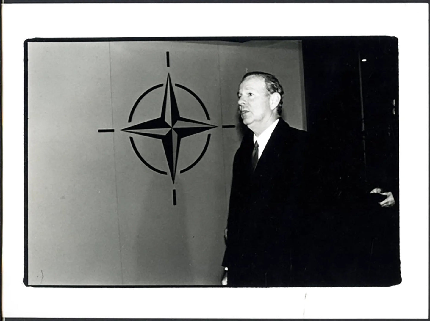 James Baker Segretario di Stato Usa 1991 Ft 5649 - Stampa 24x18 cm - Farabola Stampa ai sali d'argento