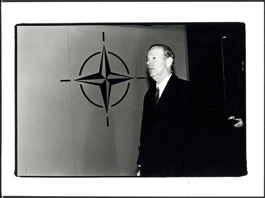 James Baker Segretario di Stato Usa 1991 Ft 5649 - Stampa 24x18 cm - Farabola Stampa ai sali d'argento
