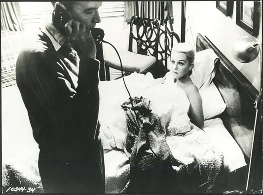 James Stewart e Kim Novak Vertigo 1958 Ft 37338 - Stampa 21x27 cm - Farabola Stampa ai sali d'argento (anni 90)