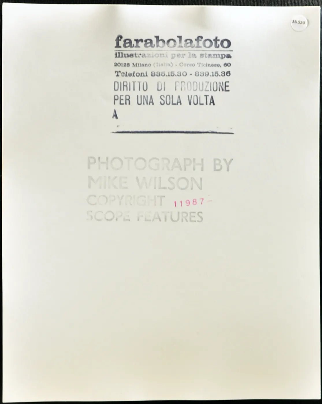 Jayne Gibbs Modella anni 80 Ft 35530 - Stampa 20x25 cm - Farabola Stampa ai sali d'argento