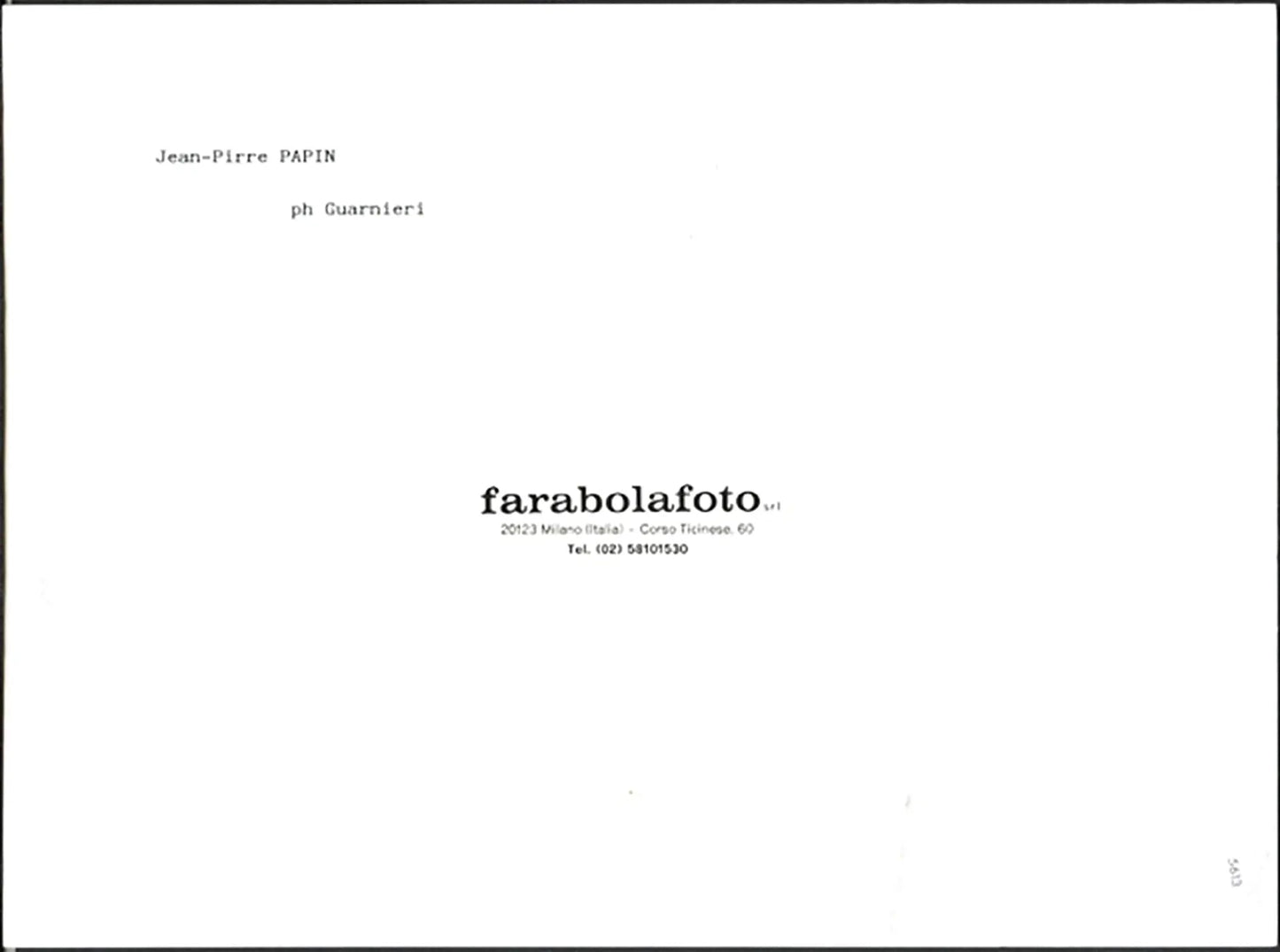 Jean - Pierre Papin anni 90 Ft 5613 - Stampa 24x18 cm - Farabola Stampa ai sali d'argento