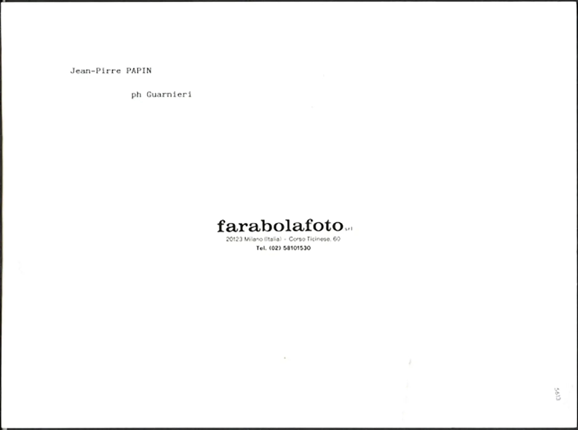 Jean - Pierre Papin anni 90 Ft 5613 - Stampa 24x18 cm - Farabola Stampa ai sali d'argento