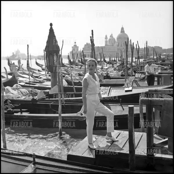 Jeanne Moreau, Festival di Venezia, 1961 - Farabola Immagine digitale
