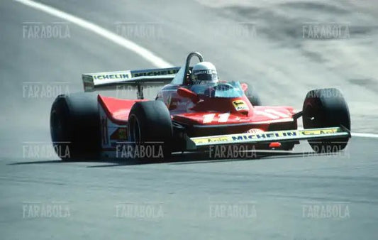 Jody Schecketer su Ferrari, 1979 - Farabola Immagine digitale