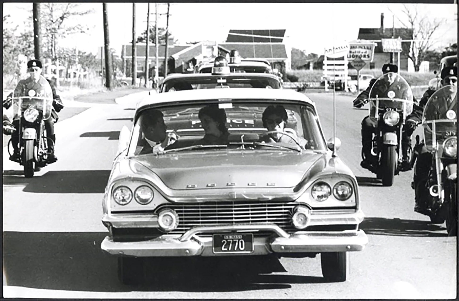 John F. Kennedy e la moglie anni 60 Ft 37865 - Stampa 18x27 cm - Farabola Stampa ai sali d'argento