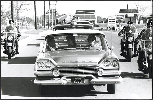 John F. Kennedy e la moglie anni 60 Ft 37865 - Stampa 18x27 cm - Farabola Stampa ai sali d'argento