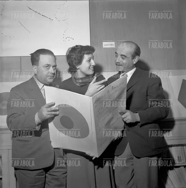 Joppolo, Milani e Fontana, Mostra di Arte Spaziale, 1952 - Farabola Immagine digitale