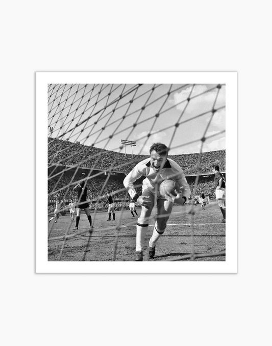 José Altafini esulta, Milan 1962 - Farabola WhiteWall App Product