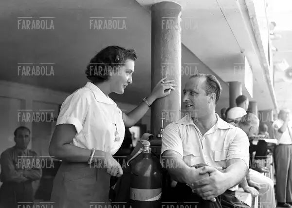 Juan Manuel Fangio, Gp di Monza, 1951 - Farabola Immagine digitale