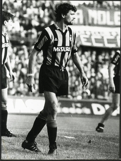 Juventus Alessandro Altobelli anni 80 Ft 4660 - Stampa 24x18 cm - Farabola Stampa ai sali d'argento