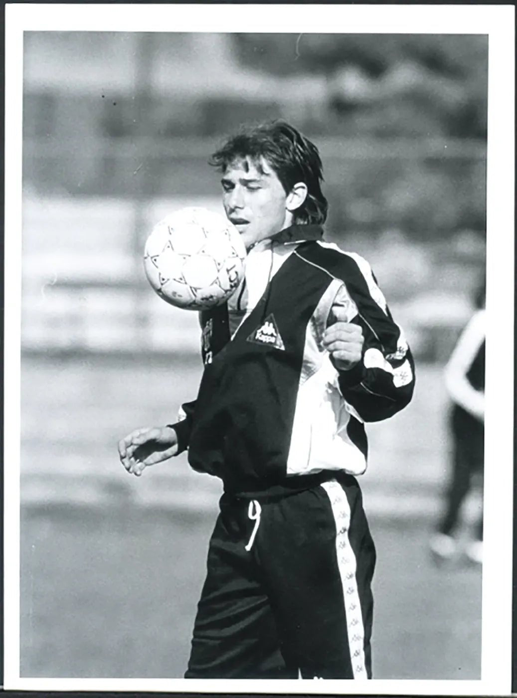 Juventus Antonio Conte anni 90 Ft 5603 - Stampa 24x18 cm - Farabola Stampa ai sali d'argento