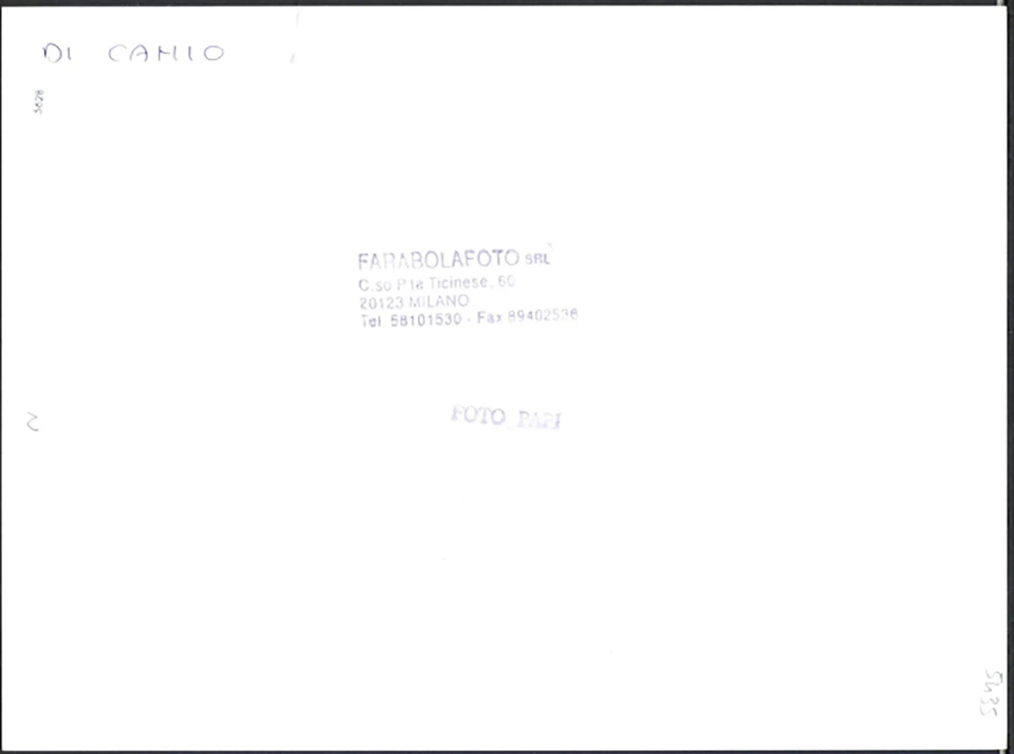 Juventus Paolo Di Canio anni 90 Ft 5628 - Stampa 24x18 cm - Farabola Stampa ai sali d'argento