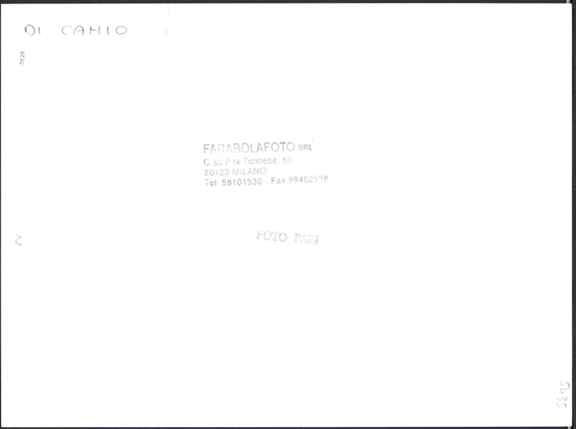Juventus Paolo Di Canio anni 90 Ft 5628 - Stampa 24x18 cm - Farabola Stampa ai sali d'argento
