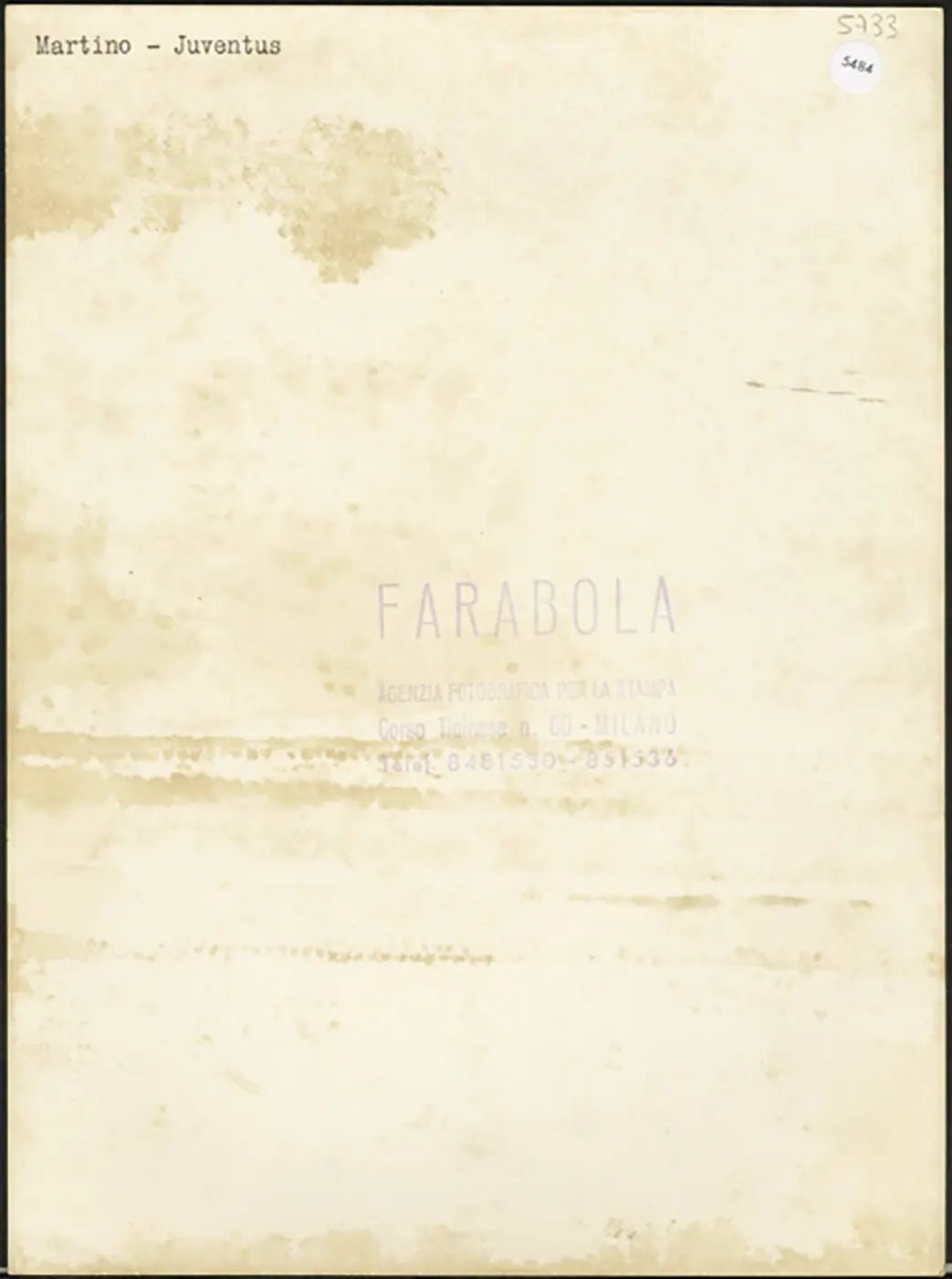 Juventus Rinaldo Martino 1949 - 1950 Ft 5484 - Stampa 24x18 cm - Farabola Stampa ai sali d'argento