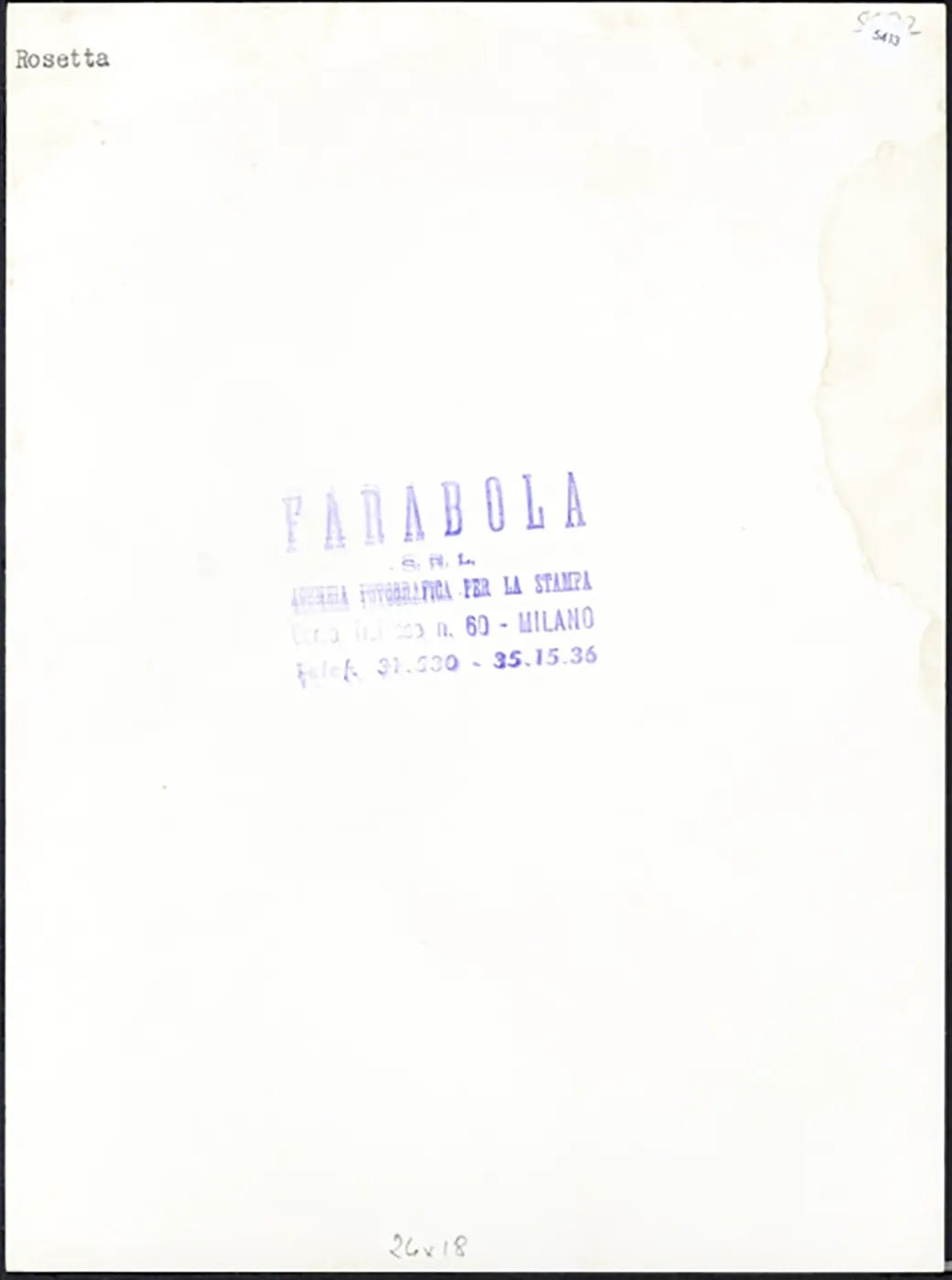 Juventus Virgilio Rosetta anni 30 Ft 5413 - Stampa 24x18 cm - Farabola Stampa ai sali d'argento (anni 90)