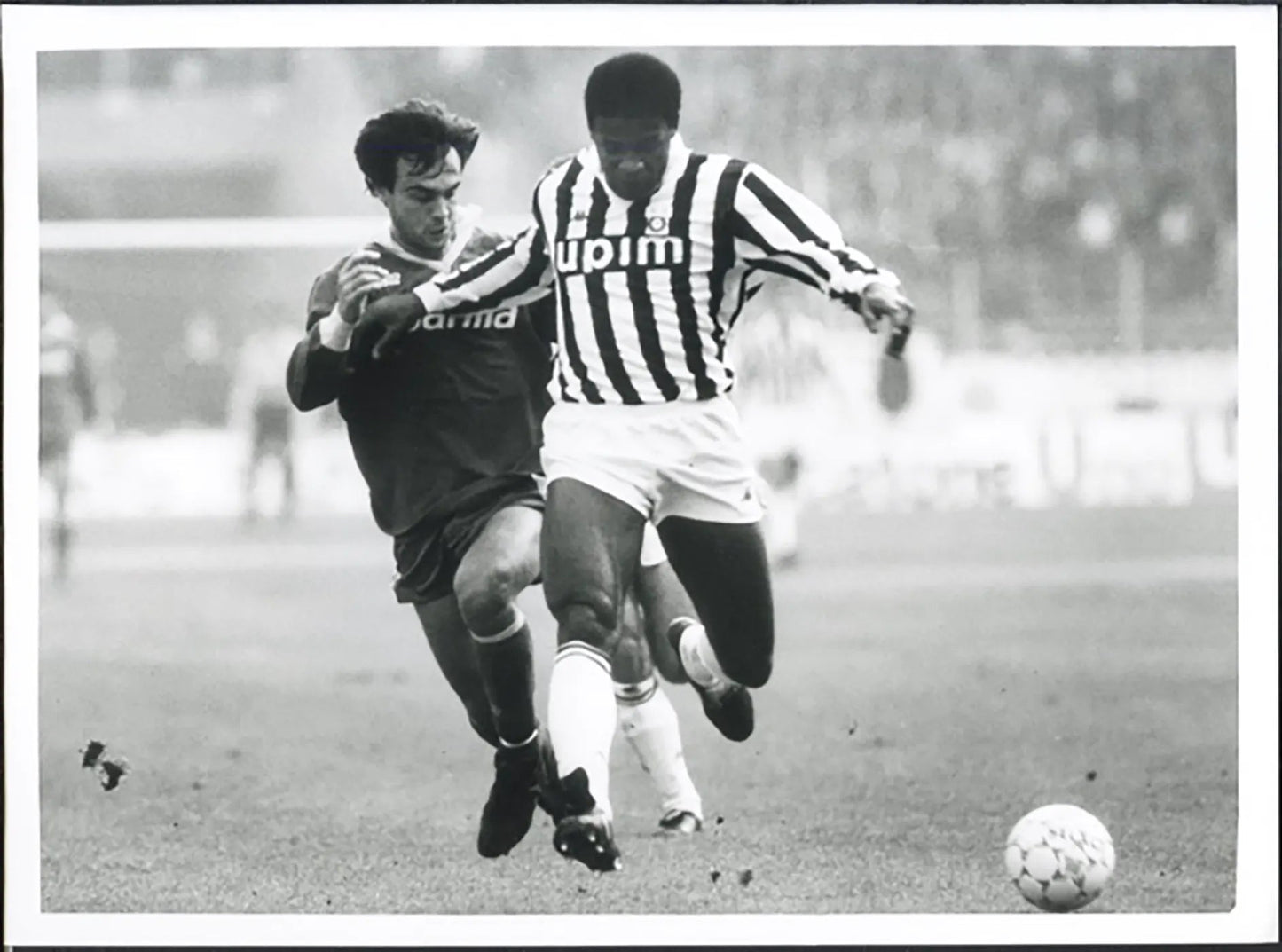 Juventus vs Roma Gianni e Julio Cesar 1994 Ft 5577 - Stampa 24x18 cm - Farabola Stampa ai sali d'argento
