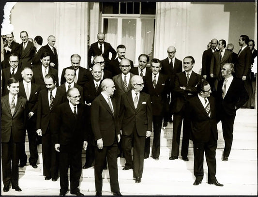 Karamanlis e il governo greco 1974 Ft 37968 - Stampa 24x18 cm - Farabola Stampa ai sali d'argento