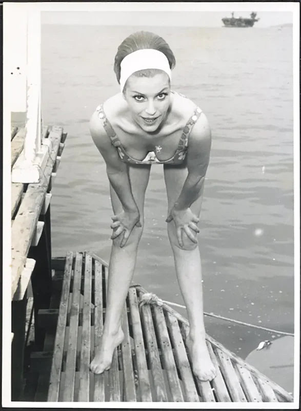 Kathe Noel Festival di Cannes 1962 Ft 37612 - Stampa 20x15 cm - Farabola Stampa ai sali d'argento