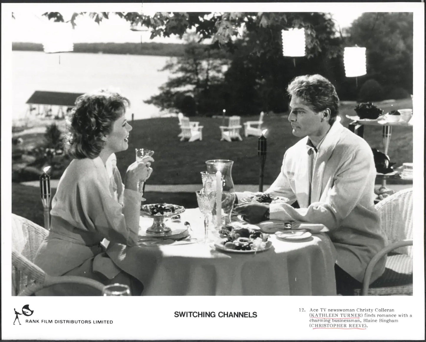 Kathleen Turner Christopher Reeve 1988 Ft 37527 - Stampa 20x25 cm - Farabola Stampa ai sali d'argento