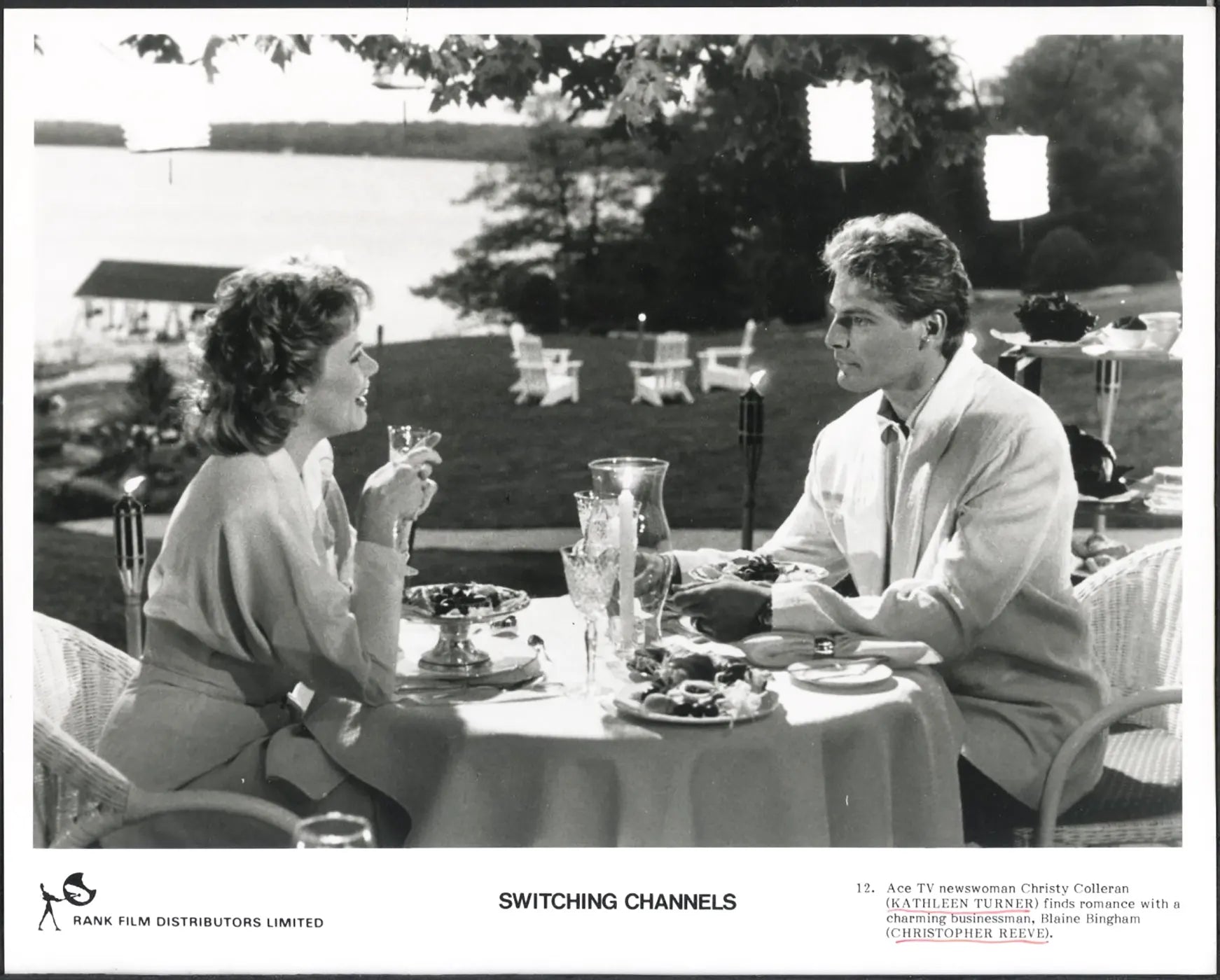 Kathleen Turner Christopher Reeve 1988 Ft 37527 - Stampa 20x25 cm - Farabola Stampa ai sali d'argento