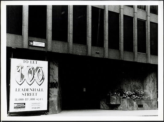 La BCCI in Leadenhall Street Londra anni 90 Ft 38054 - Stampa 24x18 cm - Farabola Stampa ai sali d'argento