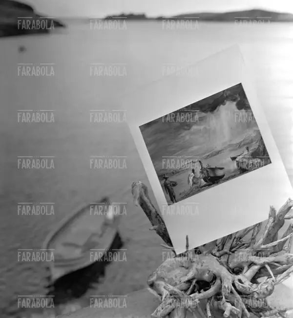 La casa di Salvador Dalì a Port Lligat, 1957 - Farabola Immagine digitale