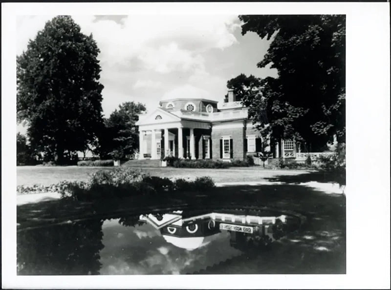 La casa di Thomas Jefferson a Monticello 1964 Ft 37665 - Stampa 24x18 cm - Farabola Stampa ai sali d'argento (anni 90)