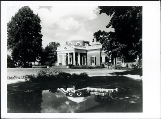 La casa di Thomas Jefferson a Monticello 1964 Ft 37665 - Stampa 24x18 cm - Farabola Stampa ai sali d'argento (anni 90)