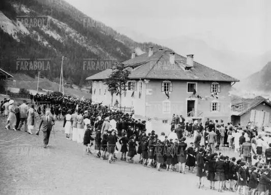 La Colonia Jolanda di Savoia a Vigo di Fassa, 1930 - Farabola Immagine digitale