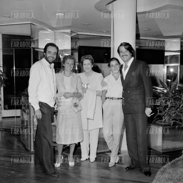 La famiglia De Sica, Festival di Venezia, 1980 - Farabola Immagine digitale