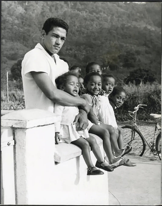 La famiglia di Garrincha anni 60 Ft 5513 - Stamp 21x27 cm - Farabola Stampa ai sali d'argento