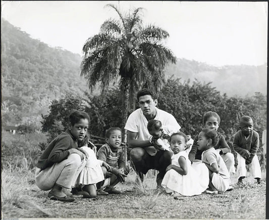 La famiglia di Garrincha anni 60 Ft 5522 - Stampa 21x27 cm - Farabola Stampa ai sali d'argento