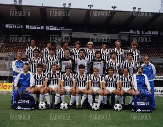 La formazione della Juventus, stagione 1982 - 1983 - Farabola Immagine digitale