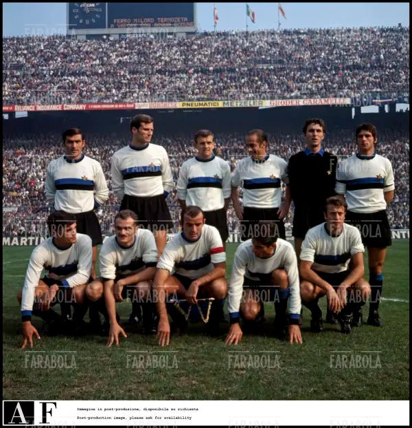 La formazione dell'Inter, stagione 1968 - 1969 - Farabola Immagine digitale