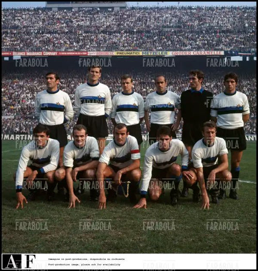 La formazione dell'Inter, stagione 1968 - 1969 - Farabola Immagine digitale