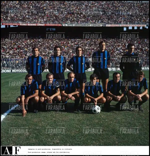 La formazione dell'Inter, stagione 1970 - 1971 - Farabola Immagine digitale