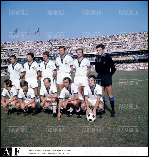 La formazione dell'Inter, stagione 1970 - 1971 - Farabola Immagine digitale