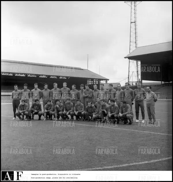 La formazione italiana schierata, Mondiali di calcio in Inghilterra, 1966 - Farabola Immagine digitale
