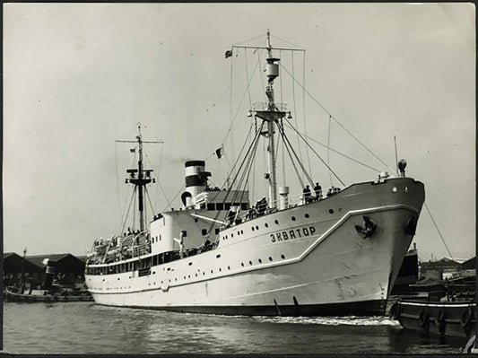 La nave scuola sovietica Equator 1956 Ft 36943 - Stampa 20x15 cm - Farabola Stampa ai sali d'argento