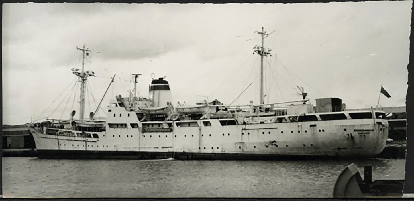 La nave sovietica Mikail - Lemonosov 1965 Ft 36944 - Stampa 15x9 cm - Farabola Stampa ai sali d'argento