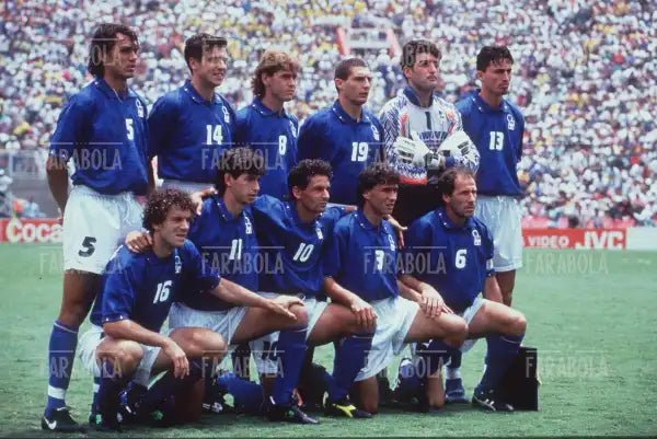 La nazionale italiana, Italia-Brasile, Mondiali di calcio Usa 1994 - Farabola Immagine digitale